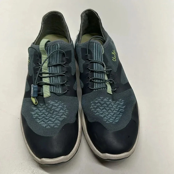 Olukai Miki Trainer Sneakers Shoes Drawstring Athletic Blue Green Women's 8 - Picture 6 of 11